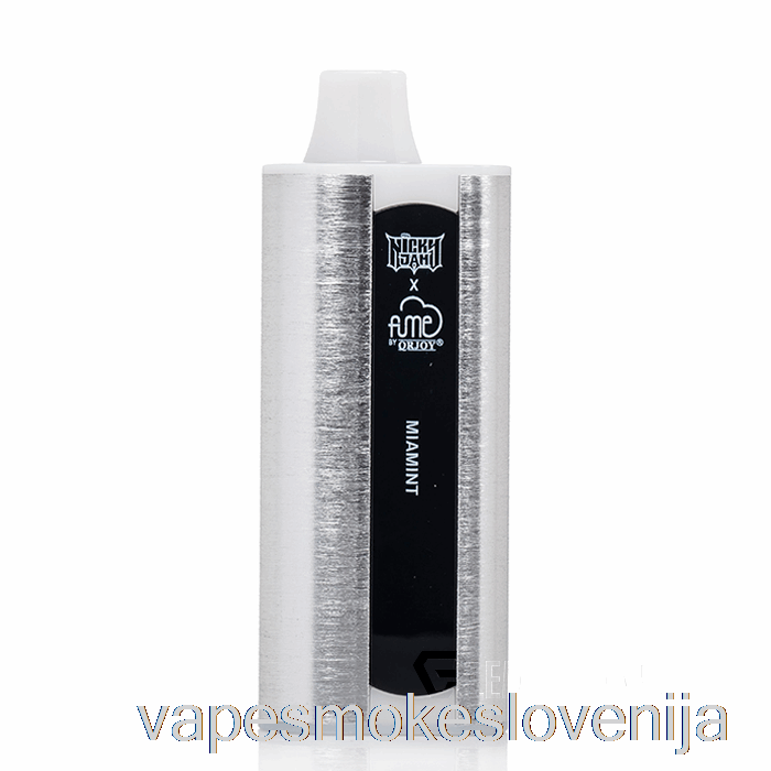 Vape Za Enkratno Uporabo Nicky Jam X Fume 10000 Disposable Miamint